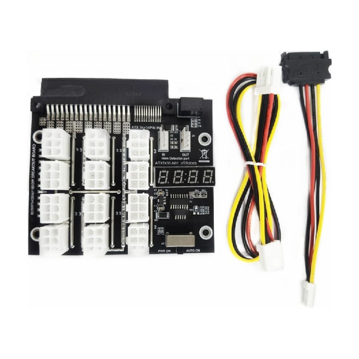 Плата-разветвитель с 12 портам – обзор и цена 2400W Server Psu Breakout Board
